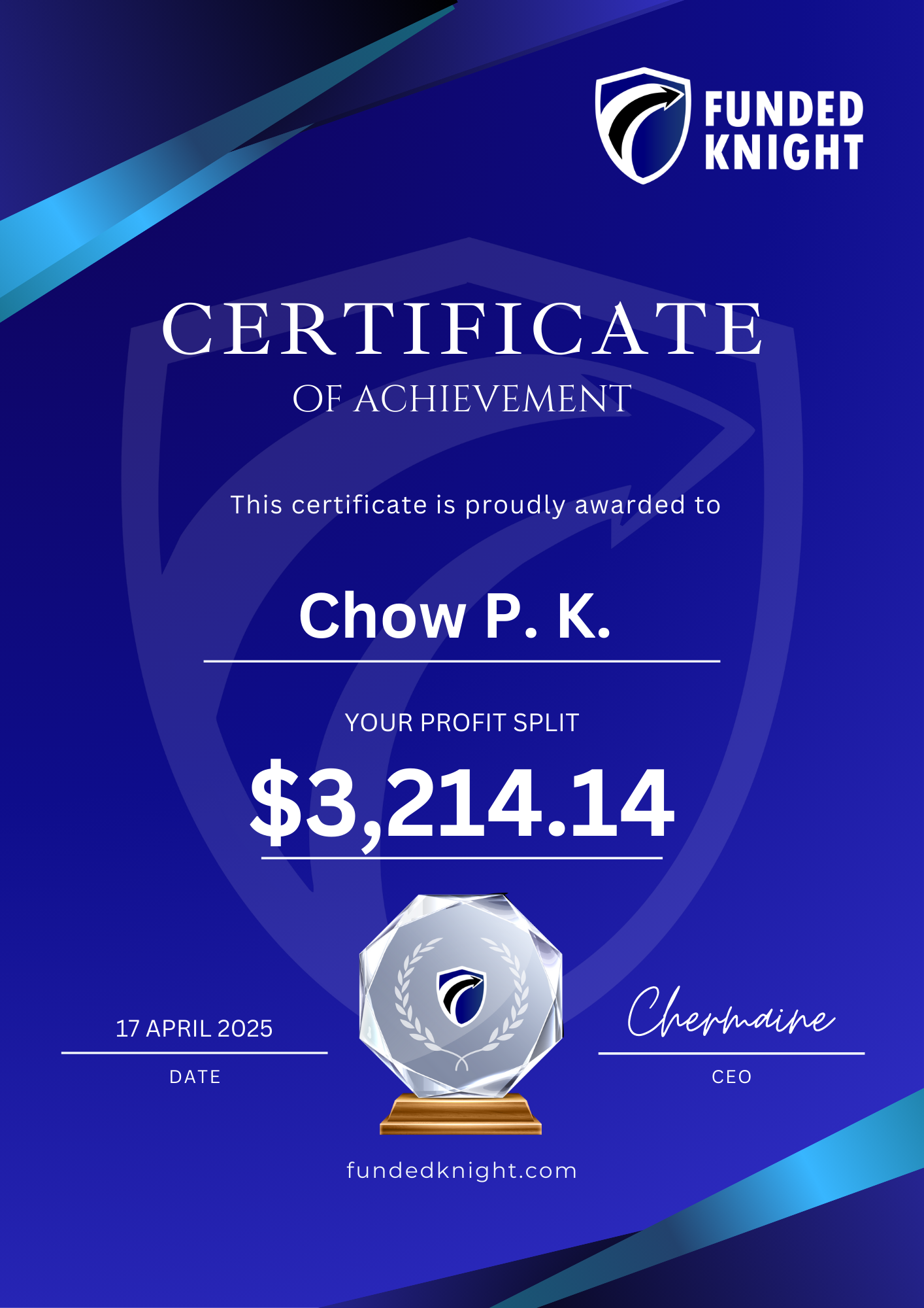 170425_Payout_Chow Phooi Kheng